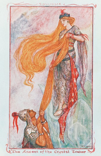 Der Aufstieg des Kristalltowers, Illustration zu 